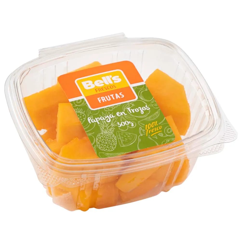 Papaya en Trozos BELL'S Bandeja 300g aprox.