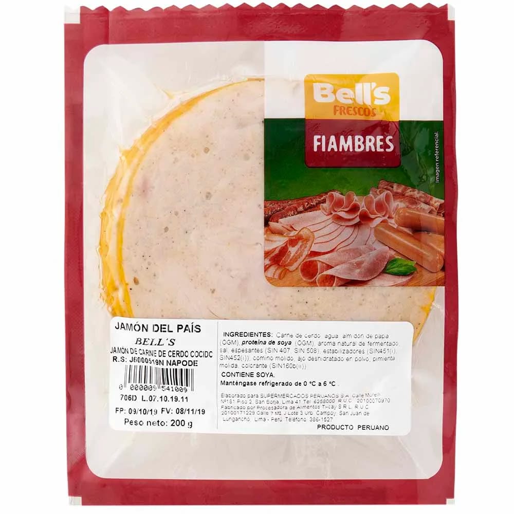 Jamón del País BELL'S Paquete 200g