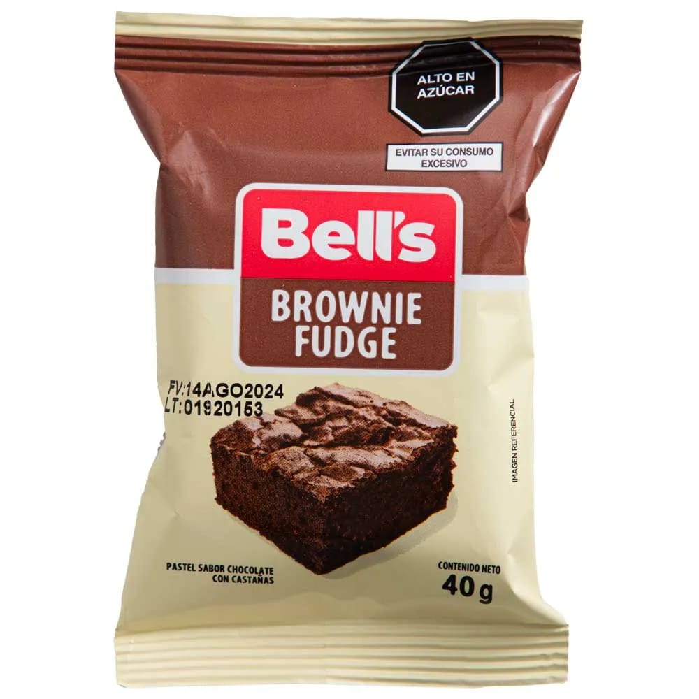 Brownie BELL'S Fudge Bolsa 40g