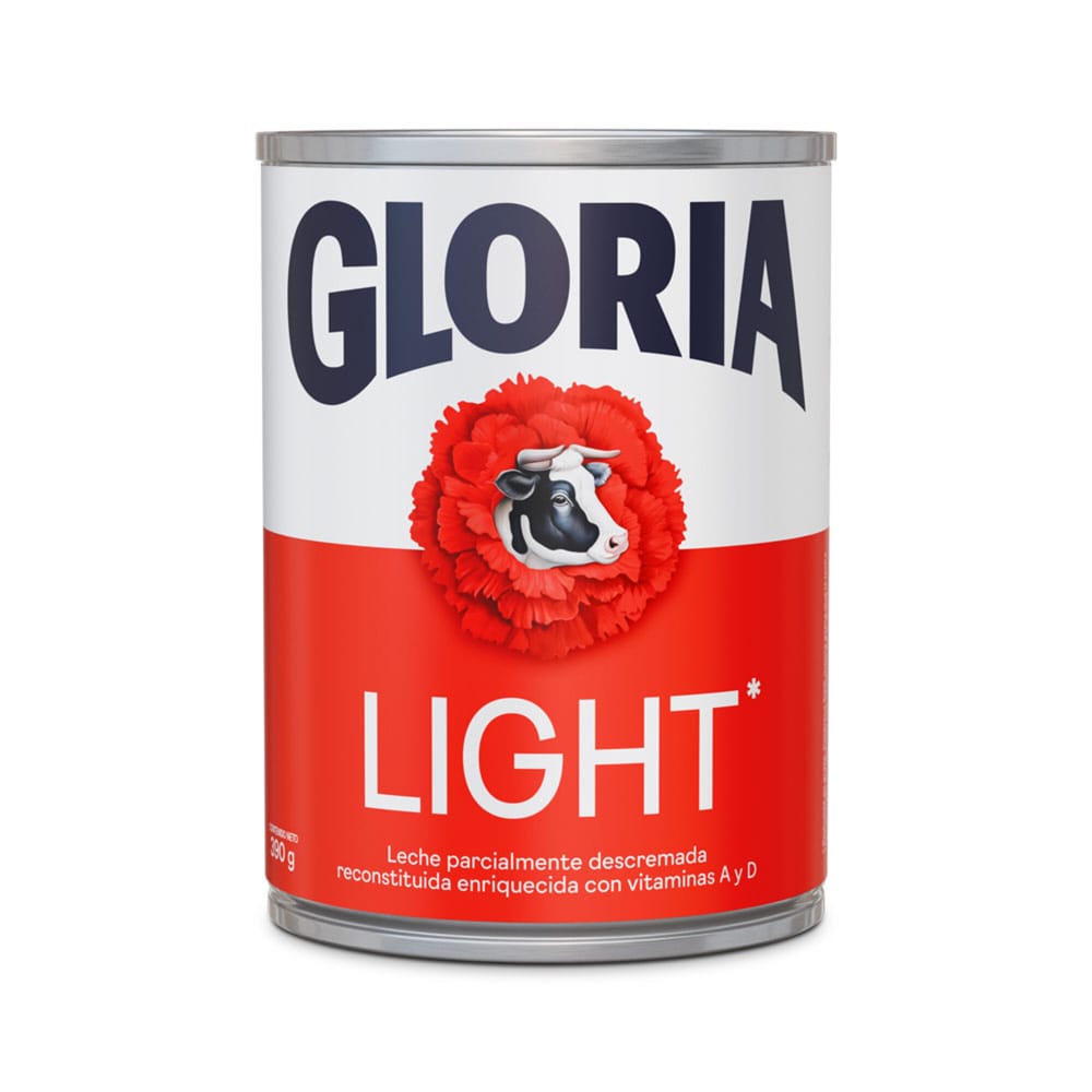 Leche Light GLORIA Lata 390g