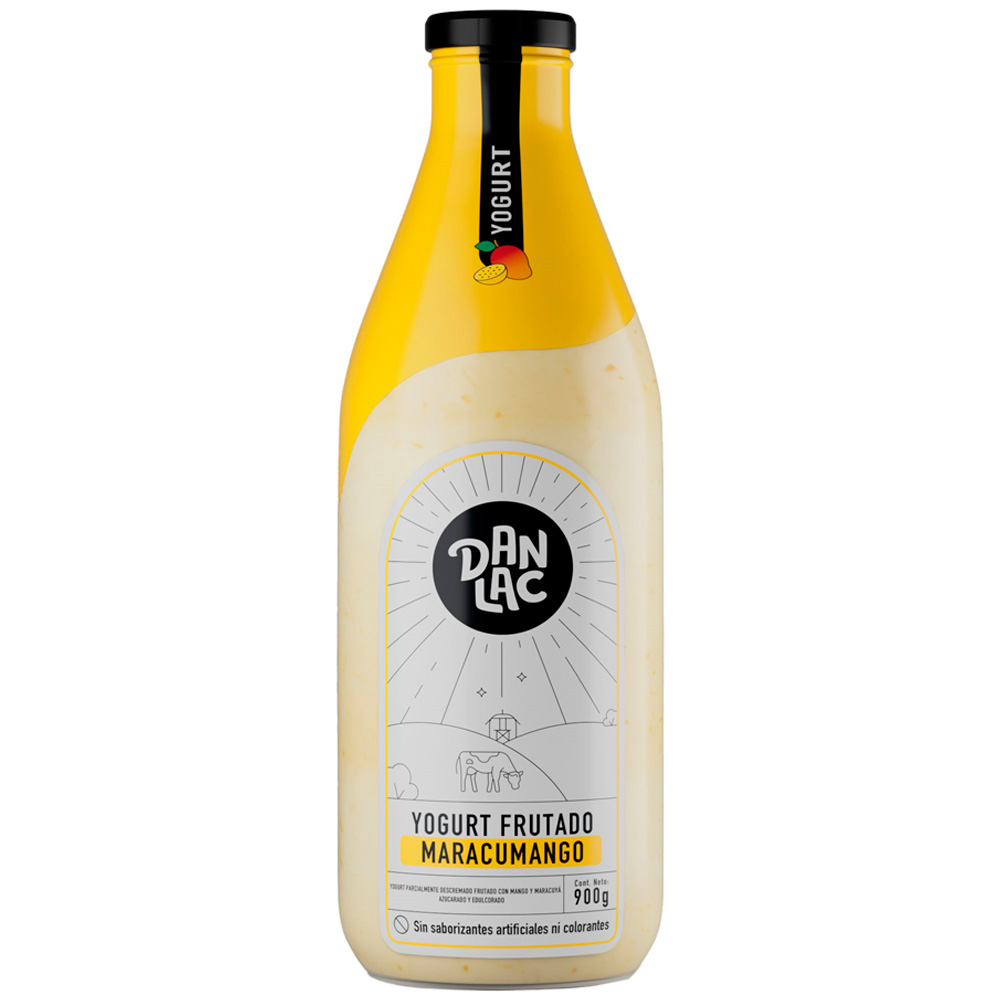 Yogurt Frutado DANLAC Maracumango Botella 900g