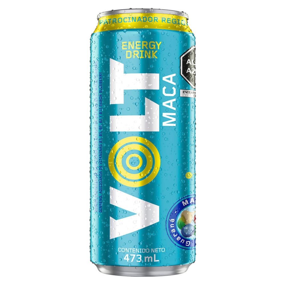 Bebida Energizante VOLT Blue Maca Lata 473ml