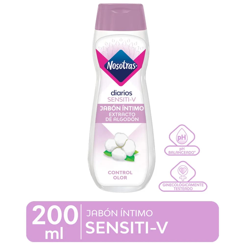 Jabón Íntimo NOSOTRAS Sensitive Frasco 200ml