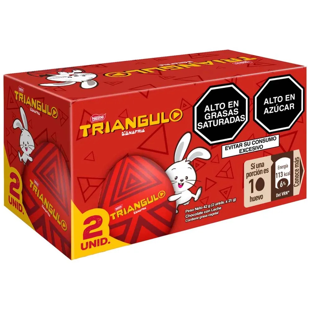 Huevos de Pascua TRIÁNGULO Caja 2un