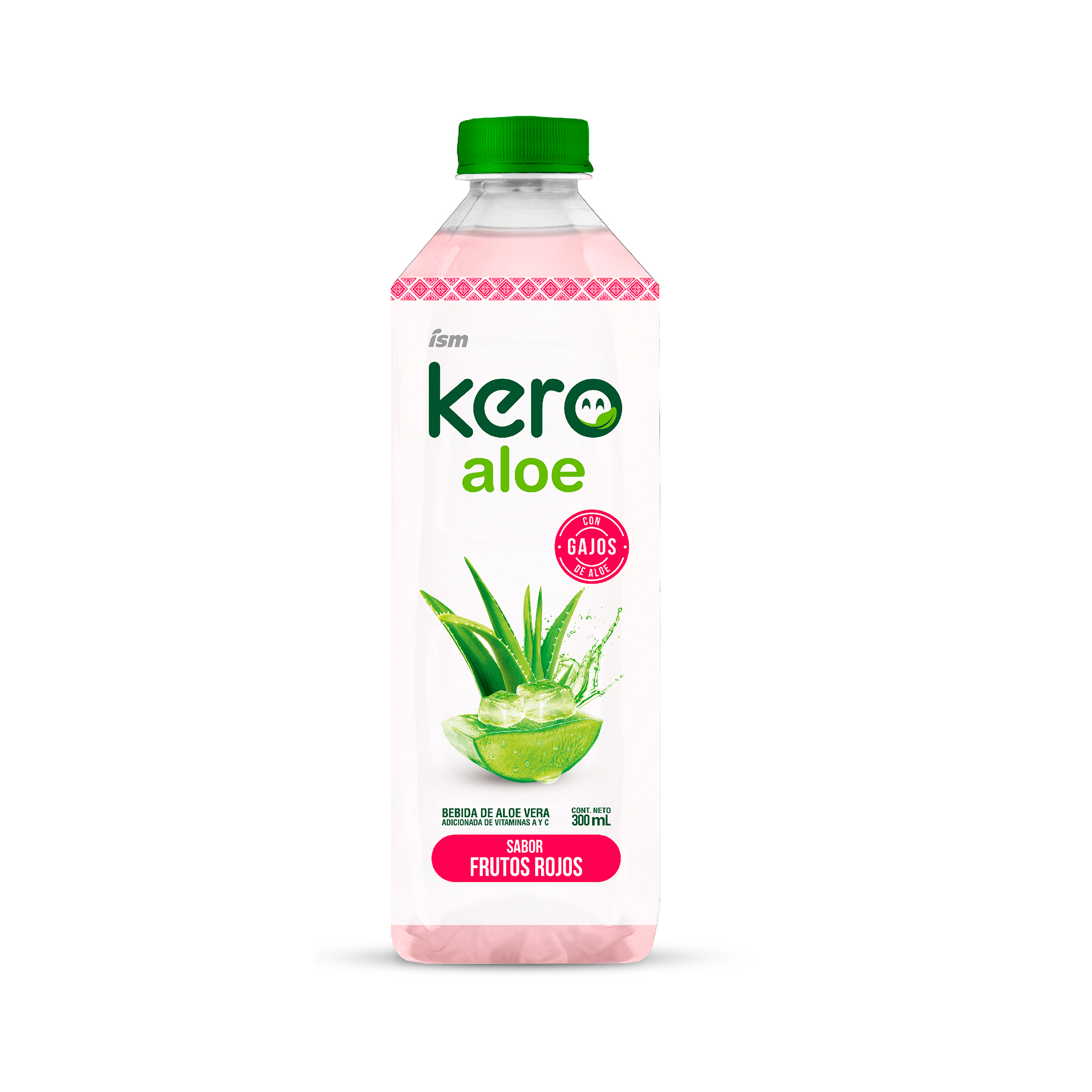 Bebida KERO Aloe Frutos Rojos Botella 300ml