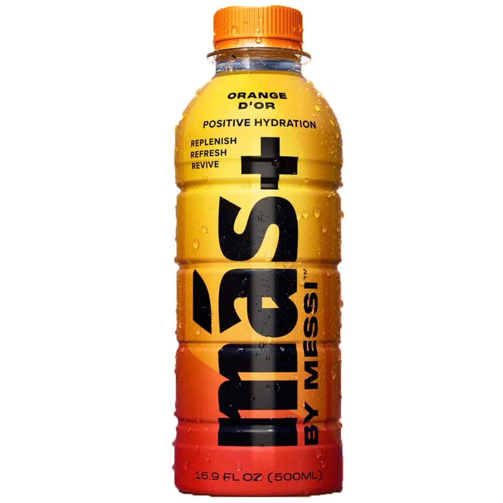 Bebida Rehidratante MÁS+ BY MESSI Orange D'Or Botella 500ml