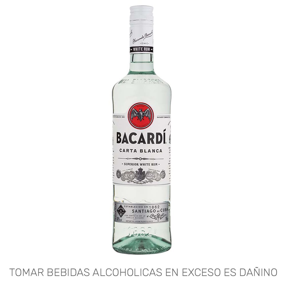 Ron BACARDÍ Carta Blanca Botella 700ml