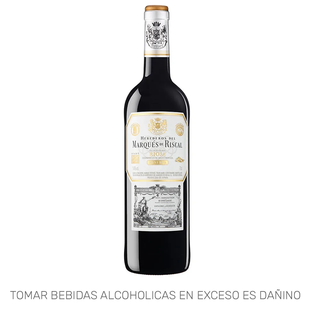 Vino Tinto MARQUÉS DE RISCAL Reserva Botella 750ml