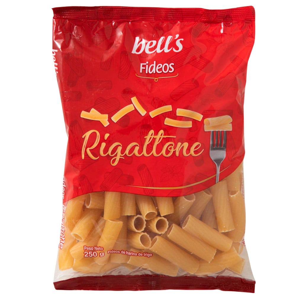 Fideos Rigattone BELL'S Bolsa 250g