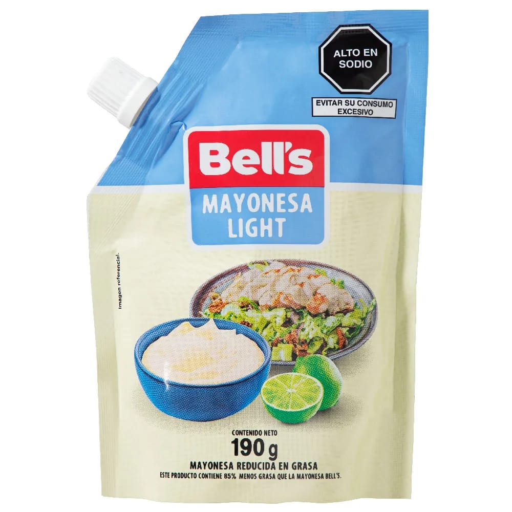 Mayonesa Light BELL'S Doypack 190g