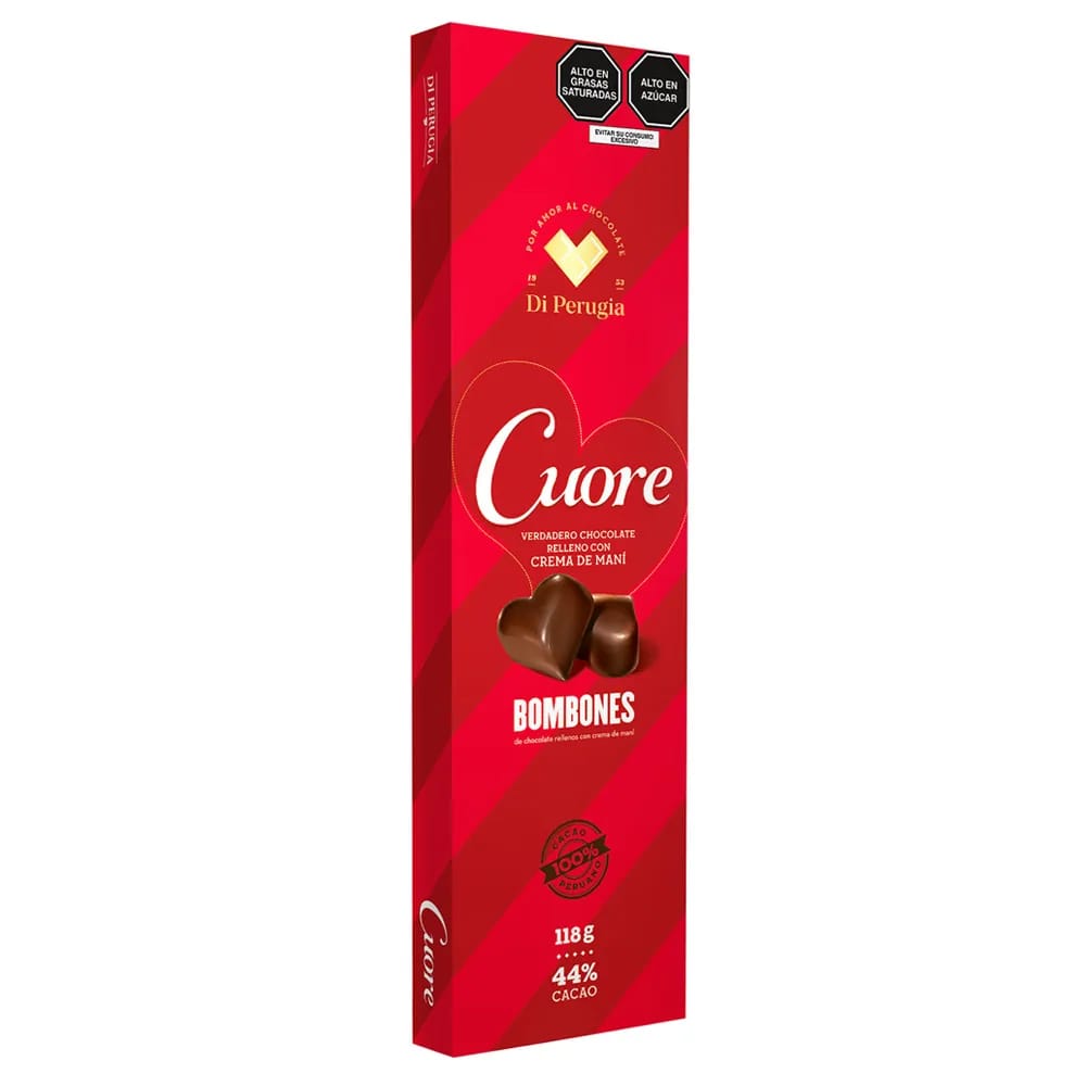 Bombones de Chocolates BRAVI Cuore Caja 118g