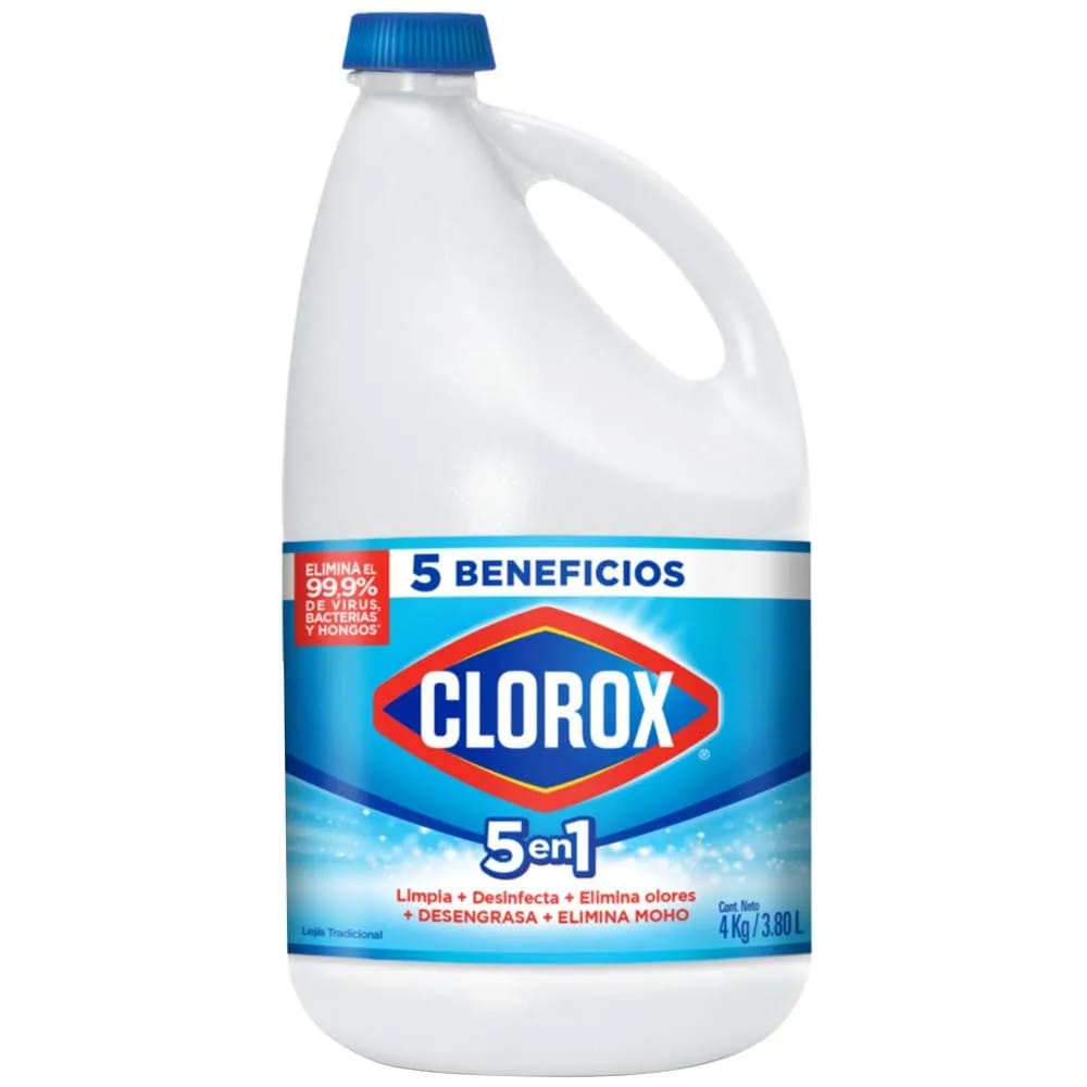Lejía CLOROX Tradicional Botella 4kg