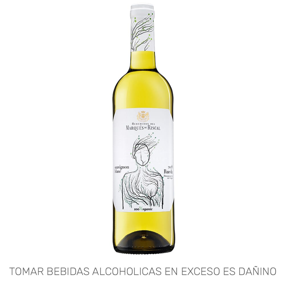 Vino MARQUÉS DE RISCAL Sauvignon Blanc Orgánico Botella 750ml