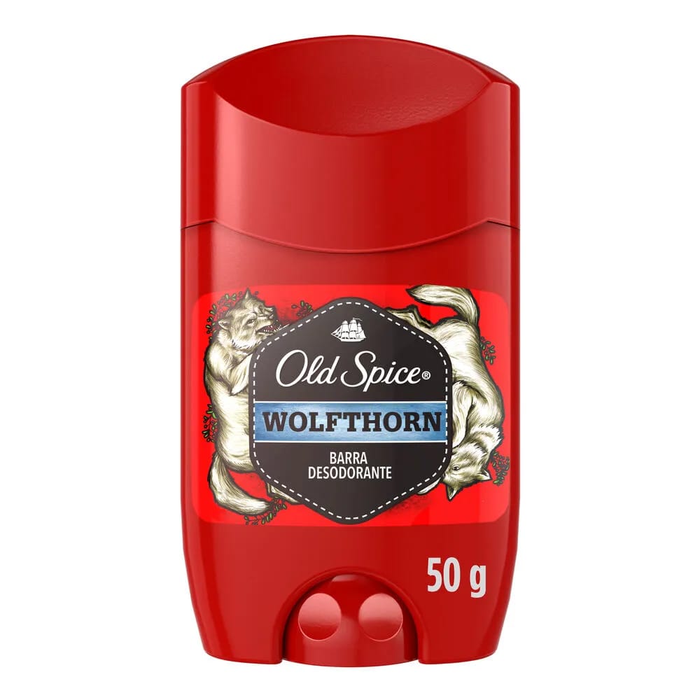 Desodorante para hombre en Barra OLD SPICE Wolfthorn Frasco 50g