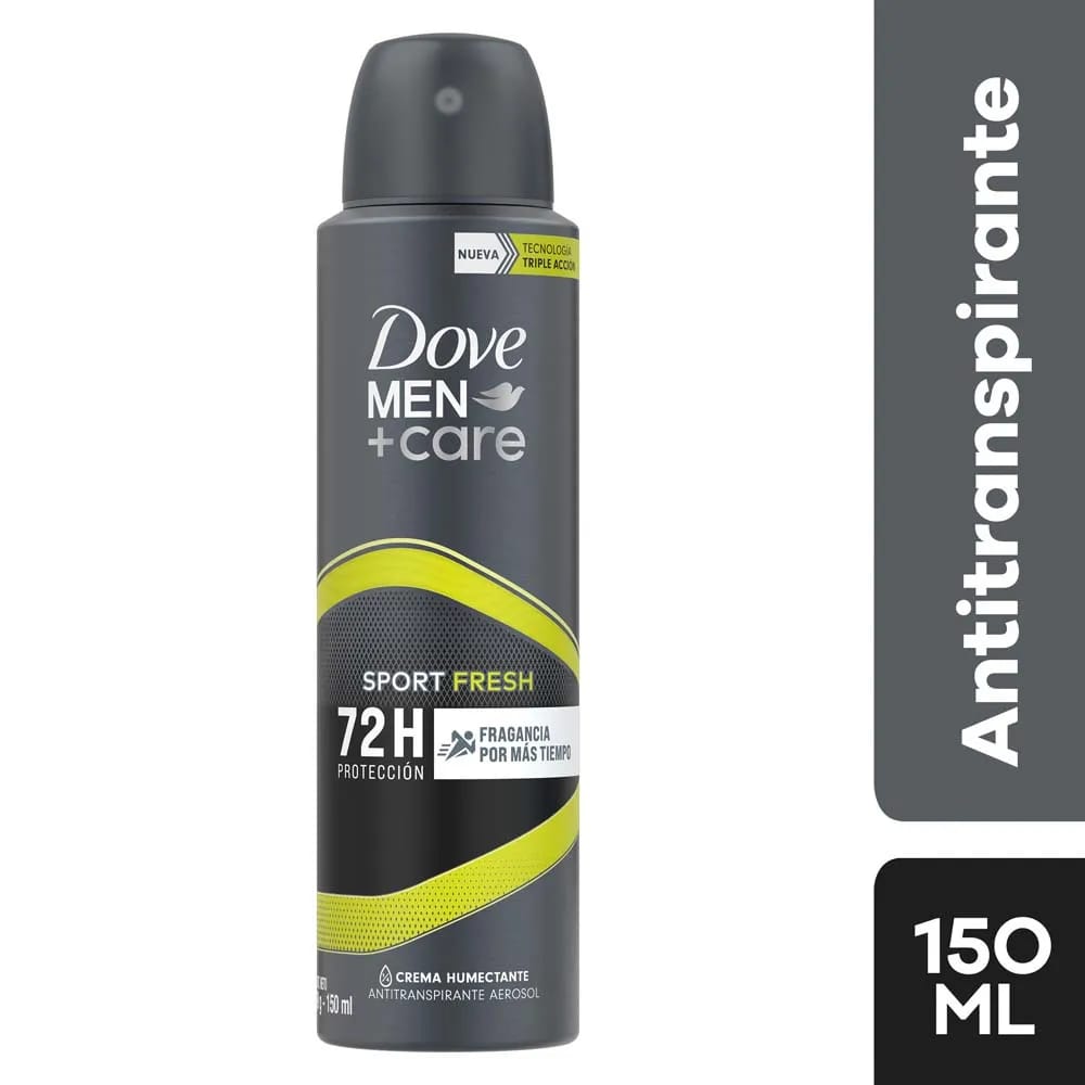Desodorante para hombre en Aerosol DOVE Men Sport Frasco 150ml