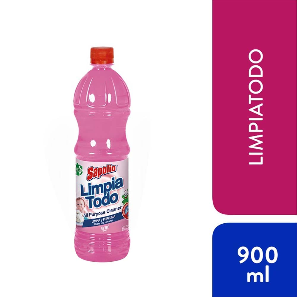 Limpiador Líquido Multiuso SAPOLIO Bebé Botella 900ml
