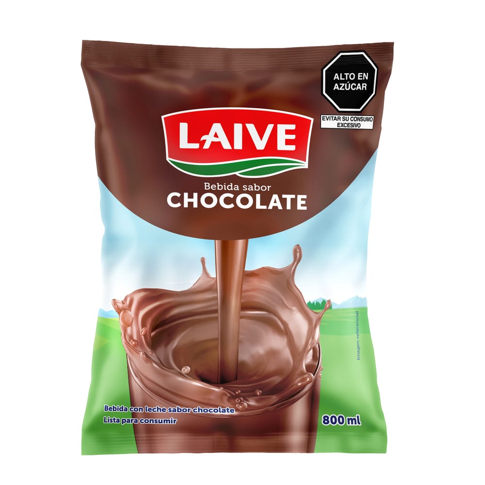 Bebida de Leche Chocolatada LAIVE Bolsa 800ml