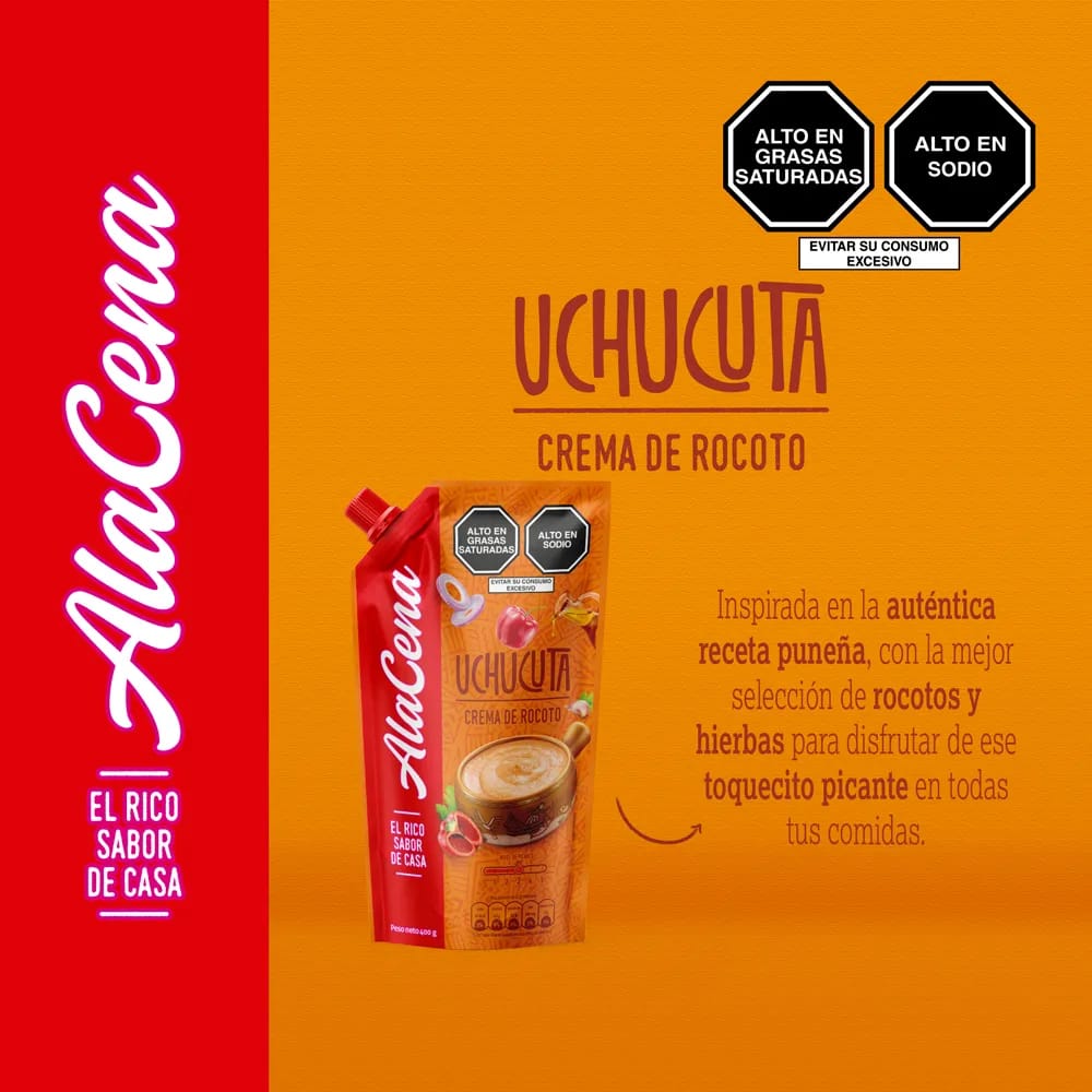 Crema de Rocoto Uchucuta ALACENA Doypack 400g