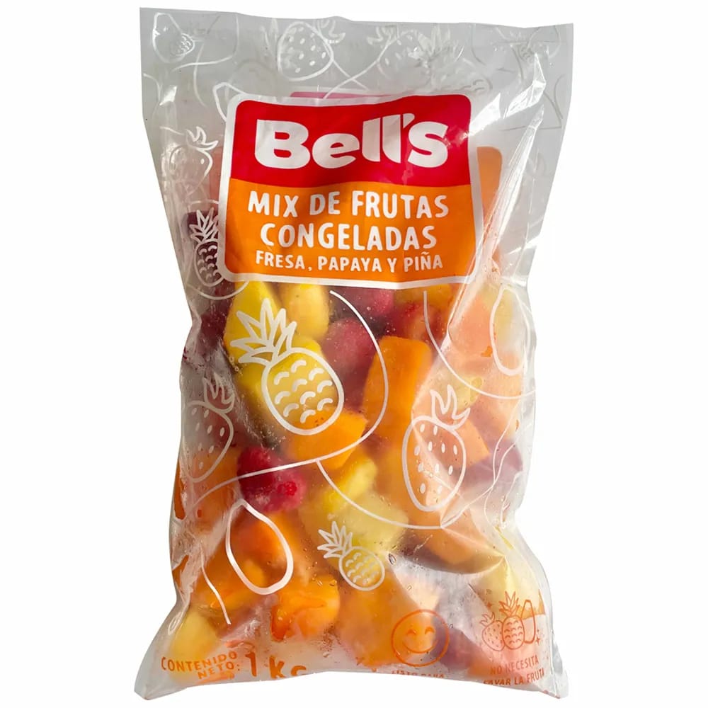 Mix de Frutas Congeladas BELL'S Bolsa 1kg