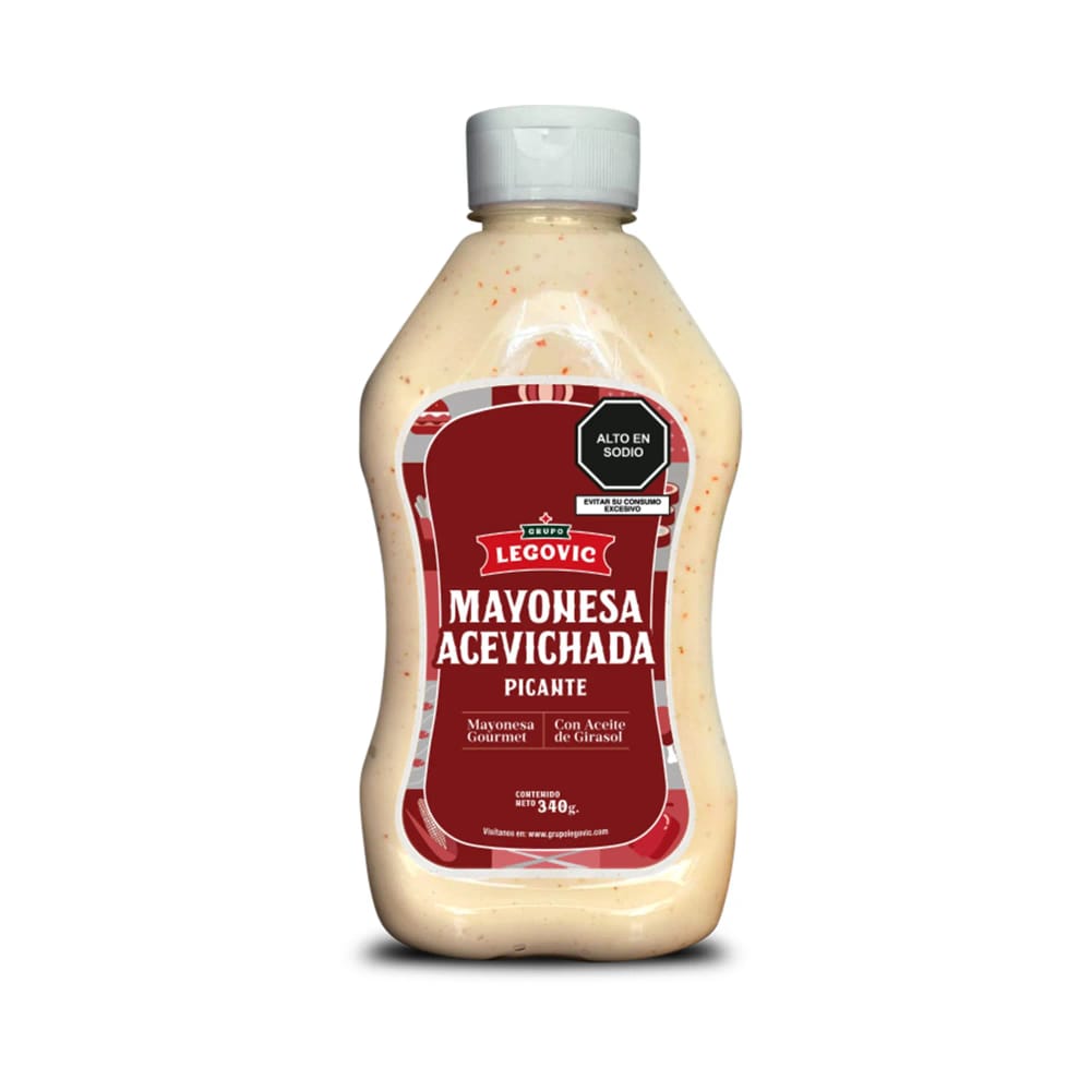 Mayonesa Acevichada LEGOVIC Picante Frasco 340g