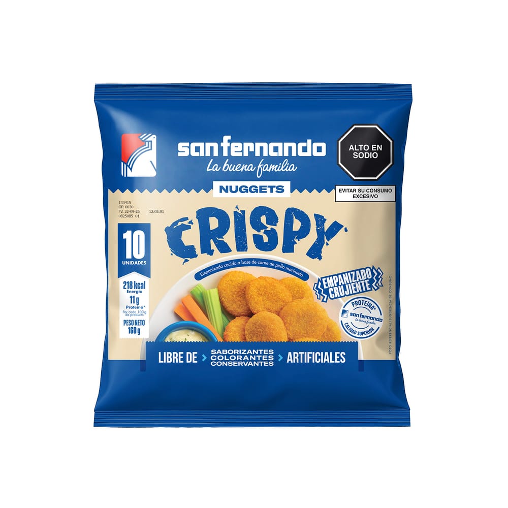 Nuggets de Pollo Crispy San Fernando Paquete 10un