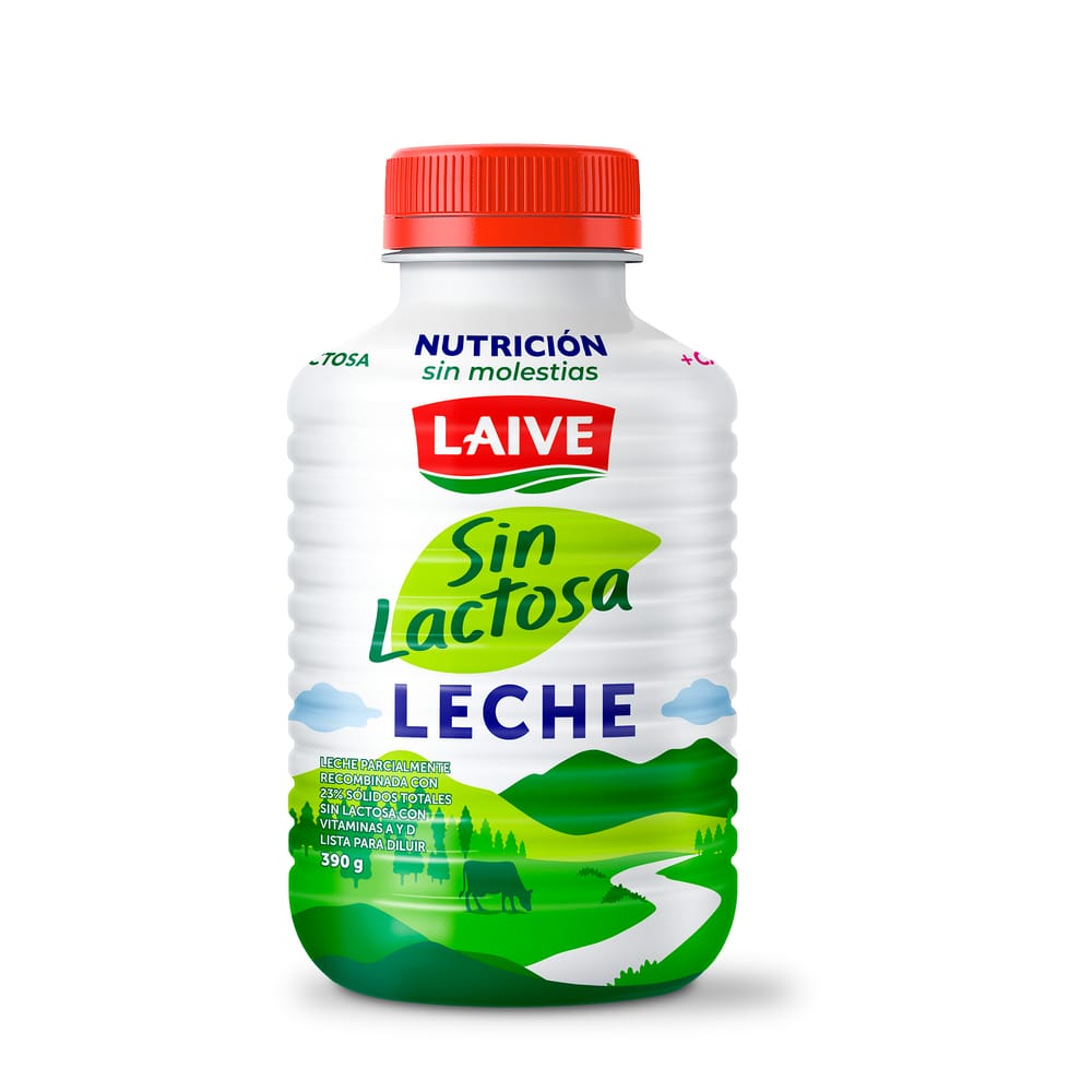 Leche sin Lactosa LAIVE Botella 390g