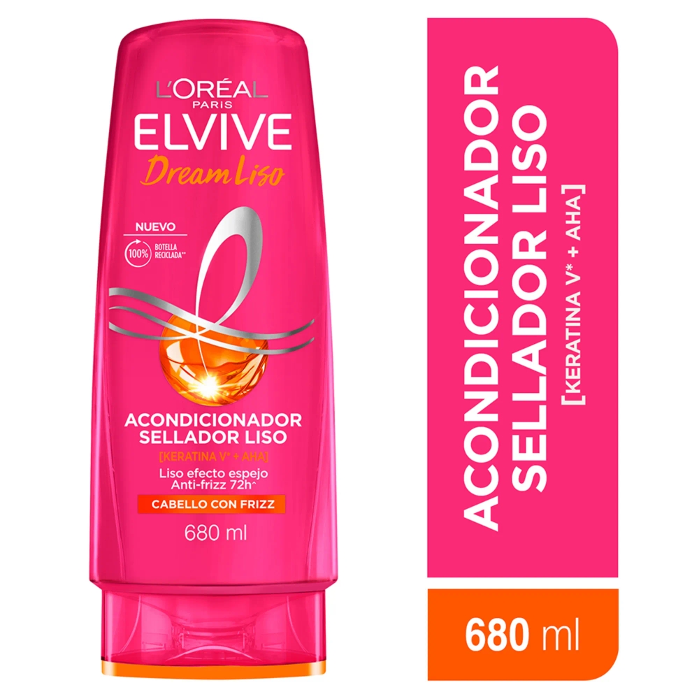 Acondicionador ELVIVE Sellador Dream Liso Botella 680ml