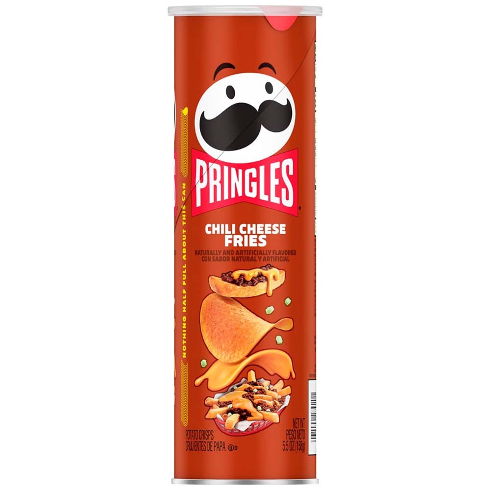 Papa PRINGLES Chili Cheese Fries Lata 158g