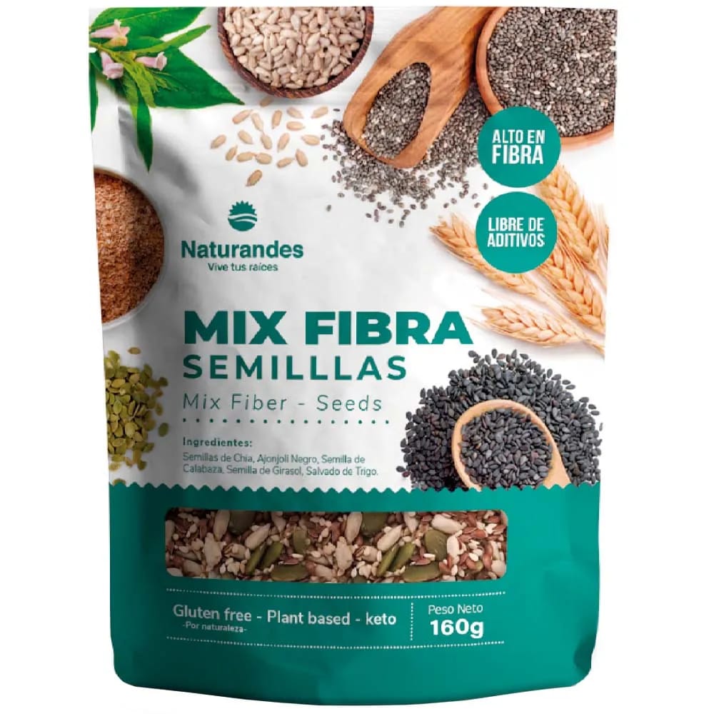 Mix Fibra NATURANDES Semillas Doypack 160g