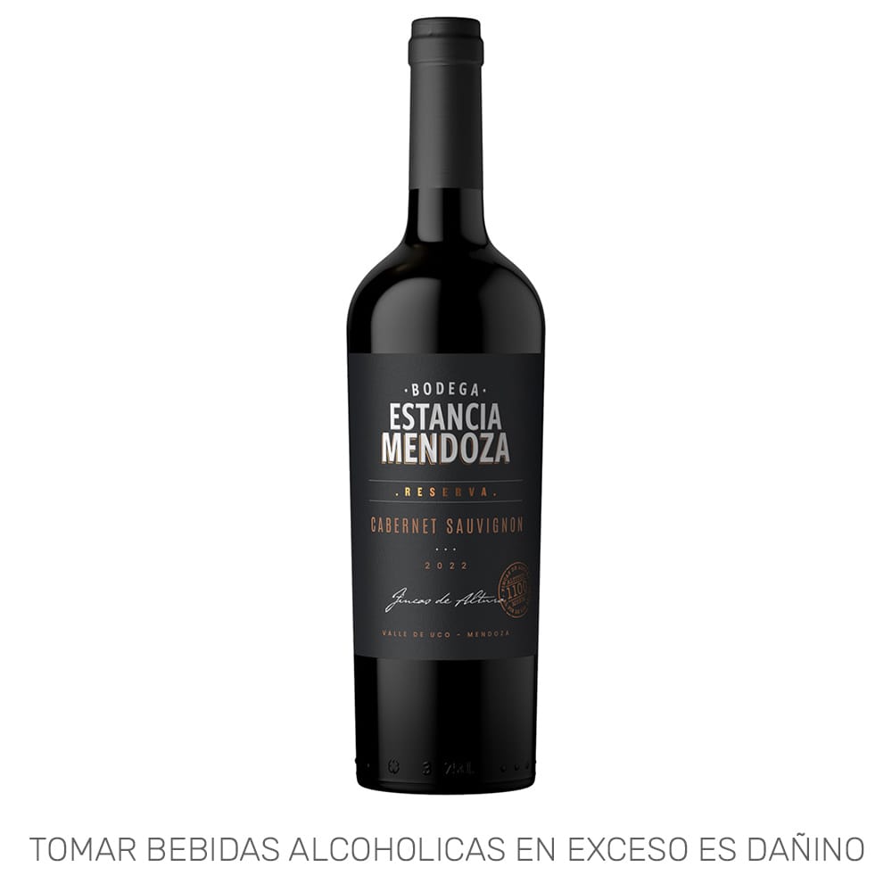 Vino Tinto ESTANCIA MENDOZA Reserva Cabernet Sauvignon Botella 750ml