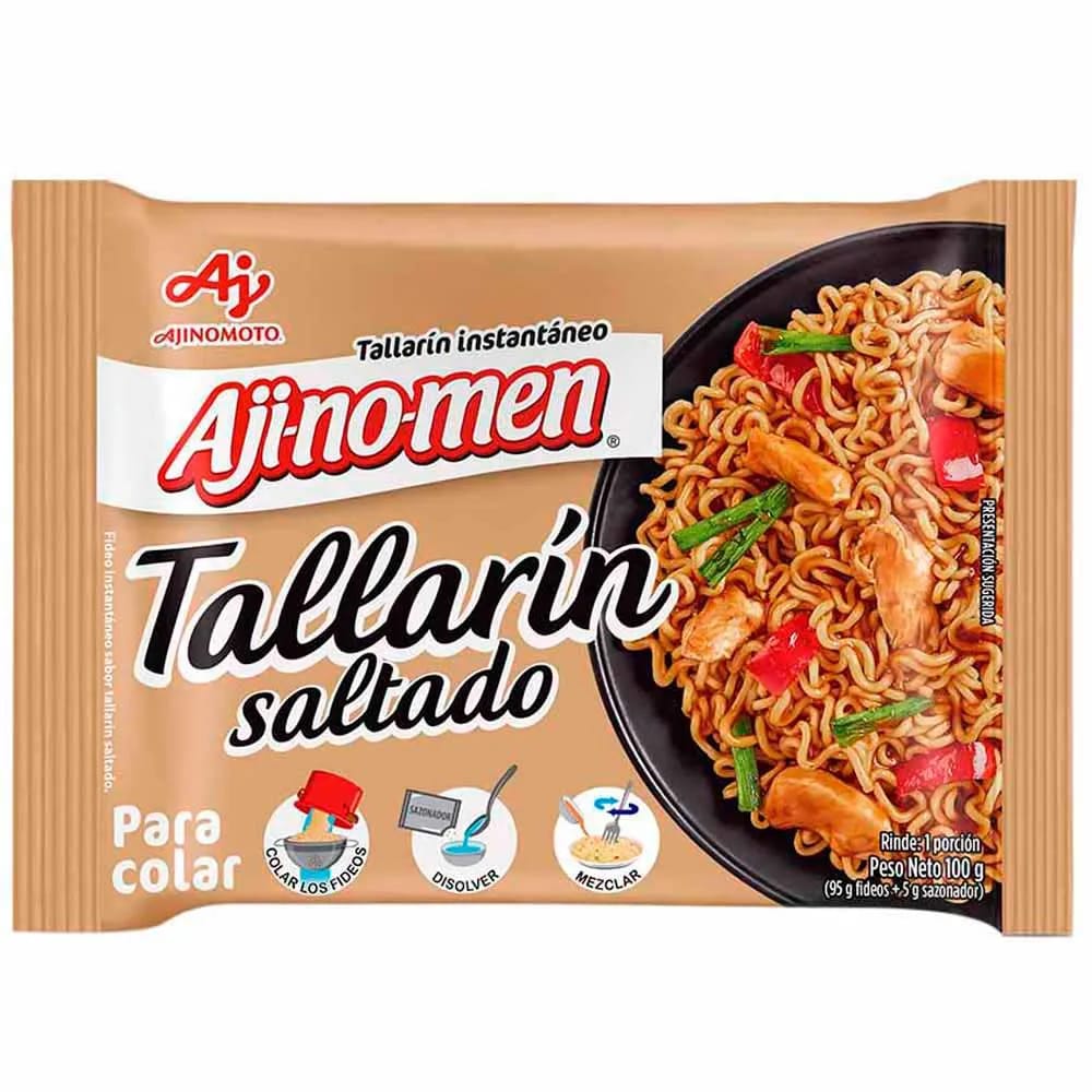 Tallarín Saltado Instantáneo AJINOMEN Bolsa 100g