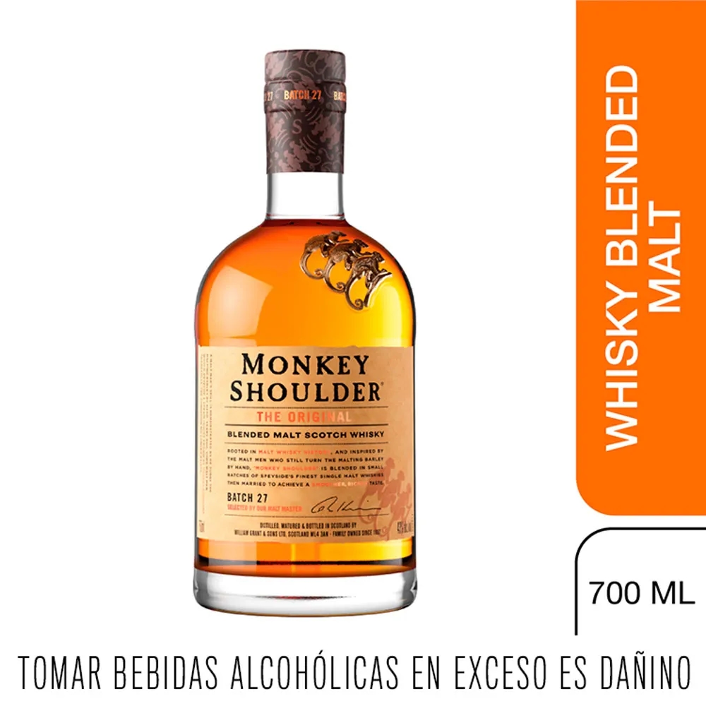 Whisky MONKEY SHOULDER Botella 700ml