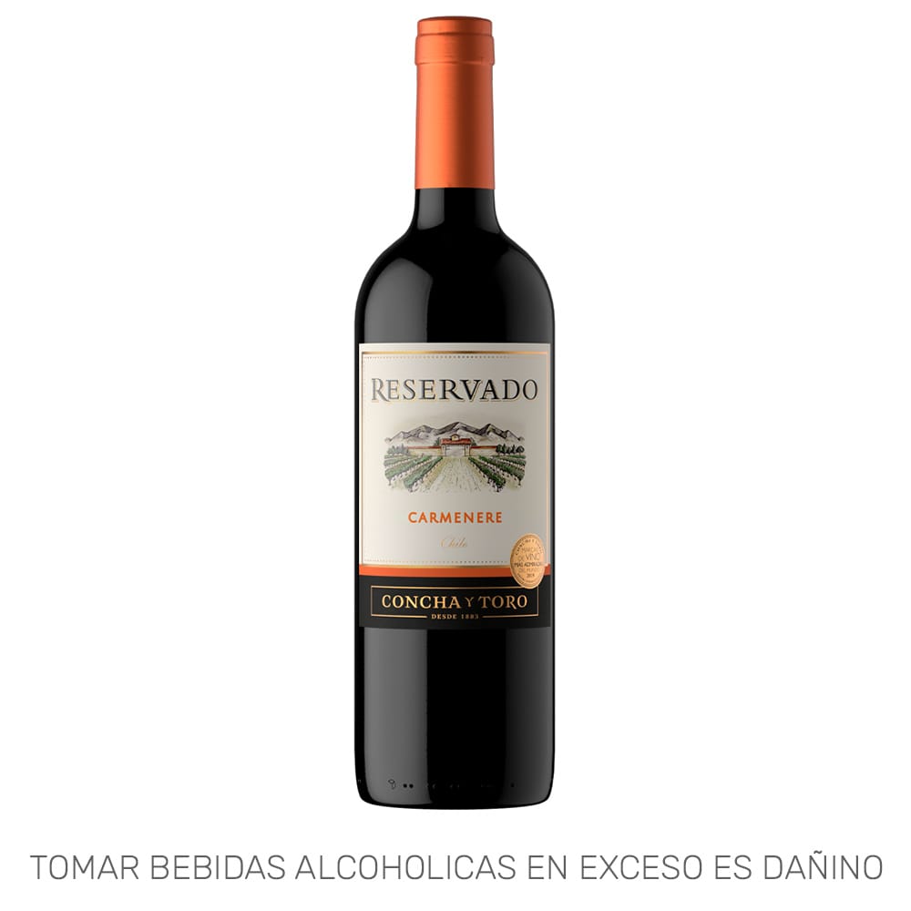Vino CONCHA Y TORO Reservado Carmenere Botella 750ml