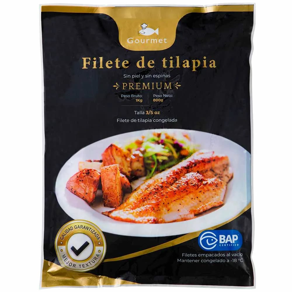 Filete de Tilapia FINE FOODS Bolsa 1kg