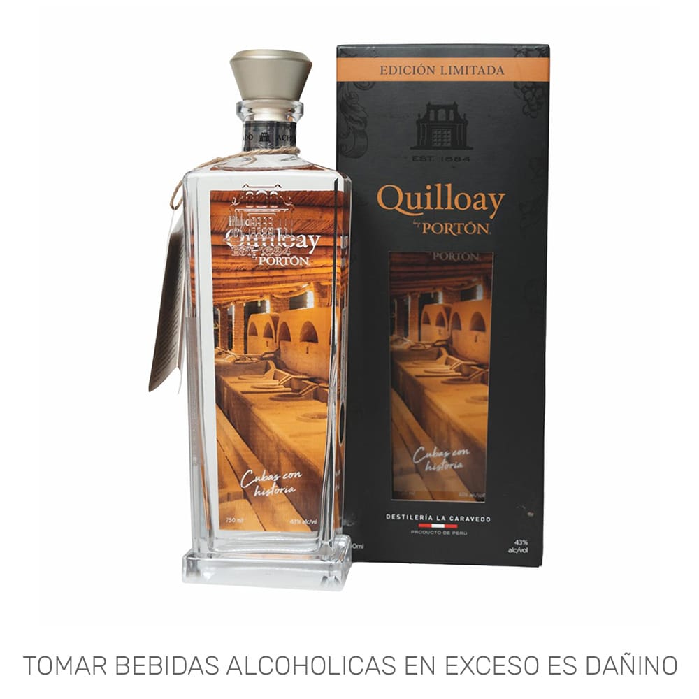 Pisco Acholado PORTON Quilloay Botella 750ml