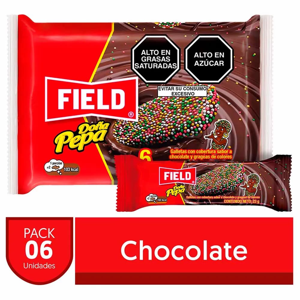 Galleta Doña Pepa FIELD Paquete 6un