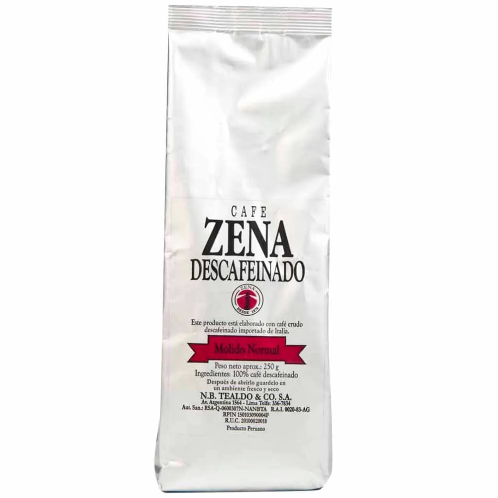 Café Molido ZENA Descafeinado Doypack 250g