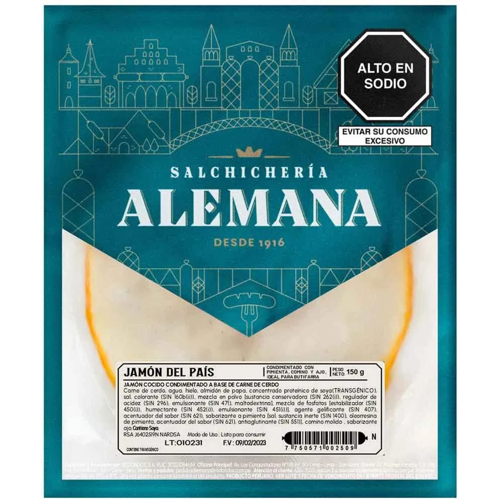 Jamón del País SALCHICHERÍA ALEMANA Paquete 150g