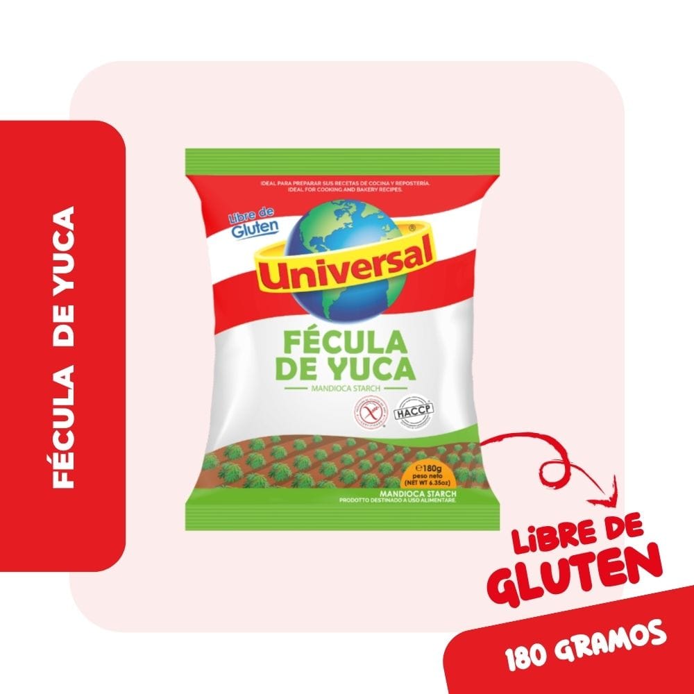 Fécula de Yuca UNIVERSAL Sobre 180g