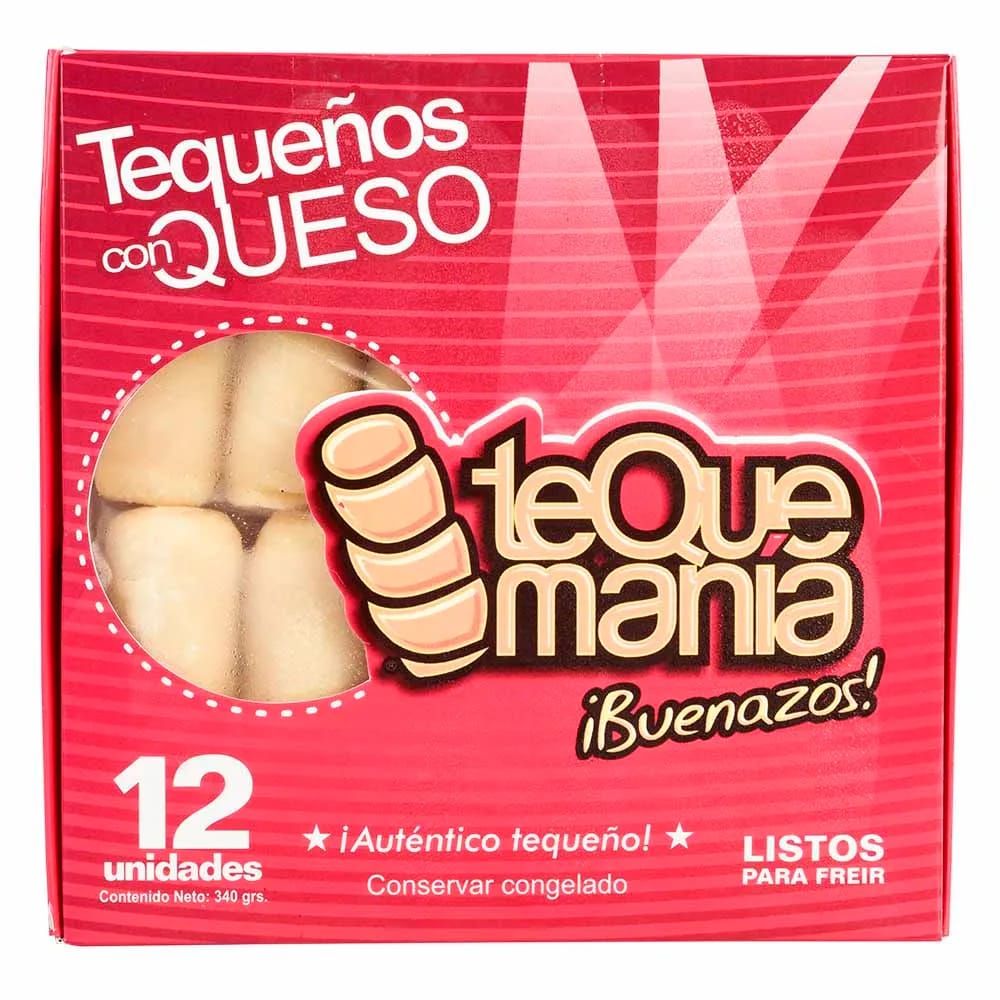 Tequeños TEQUEMANIA con Queso Caja x 360g