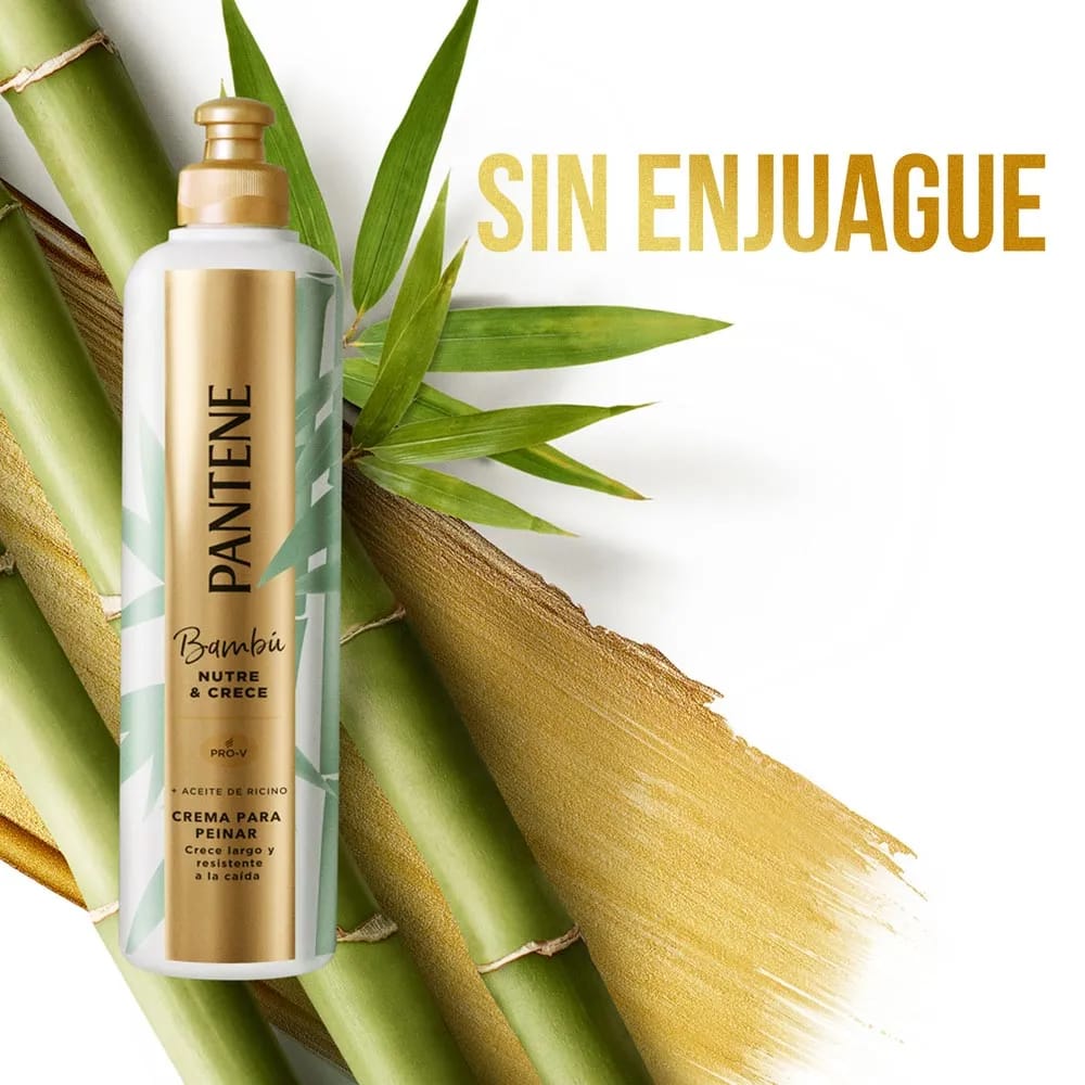 Crema para peinar PANTENE Bambú Frasco 300ml