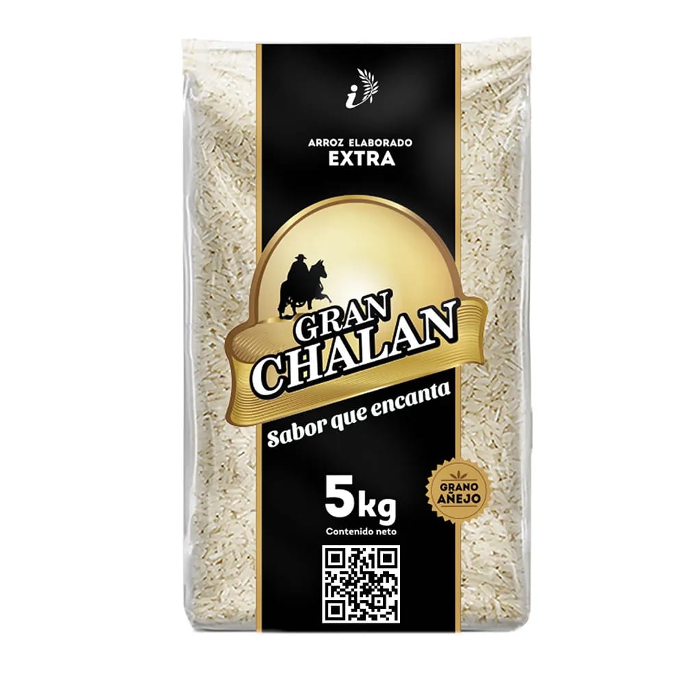 Arroz Extra GRAN CHALAN Bolsa 5Kg Arroz Extra GRAN Gran Añejo CHALAN Bolsa 5Kg