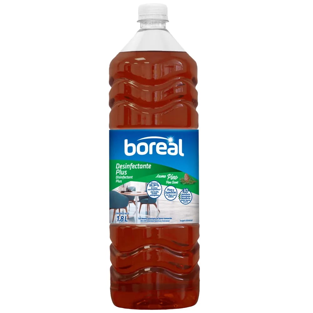 Desinfectante Plus BOREAL Aroma Pino Frasco 1.8L