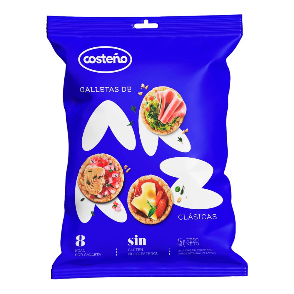 Galleta de Arroz Clásica COSTEÑO Bolsa 50g