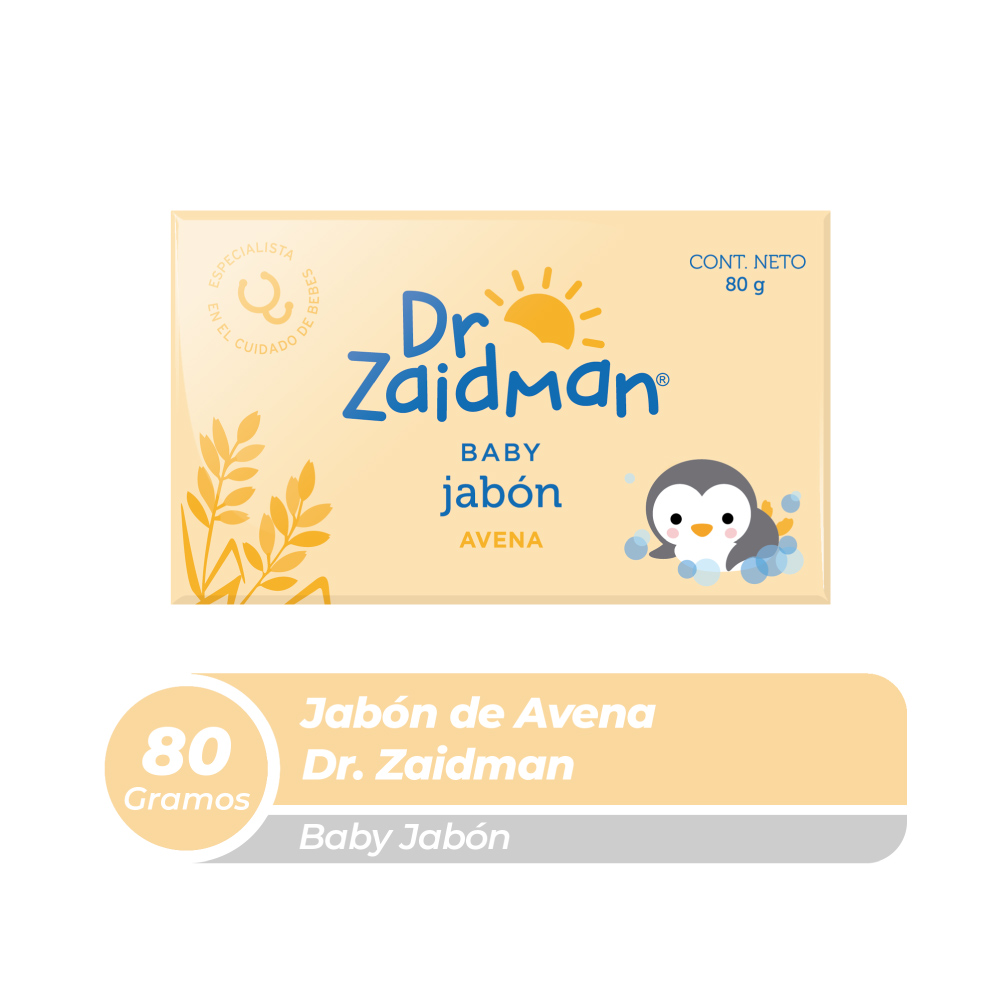 Jabón para Bebé DR ZAIDMAN Avena Paquete 80g