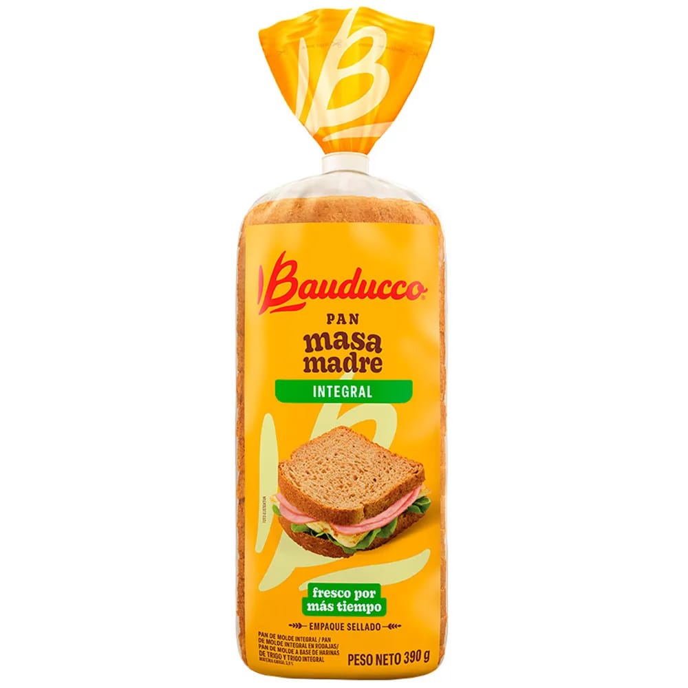 Pan Integral BAUDUCCO Bolsa 390g