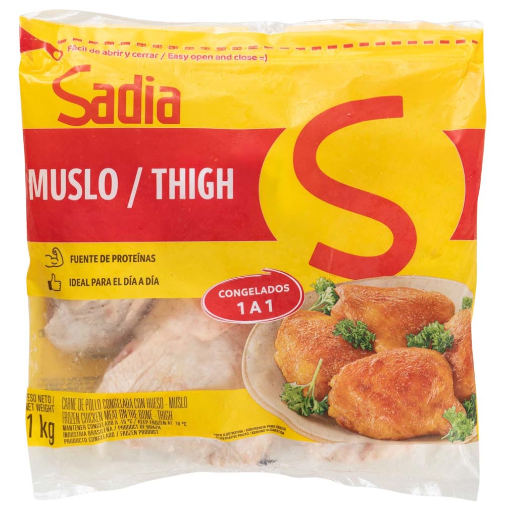 Muslos de Pollo SADIA Bolsa x 1kg
