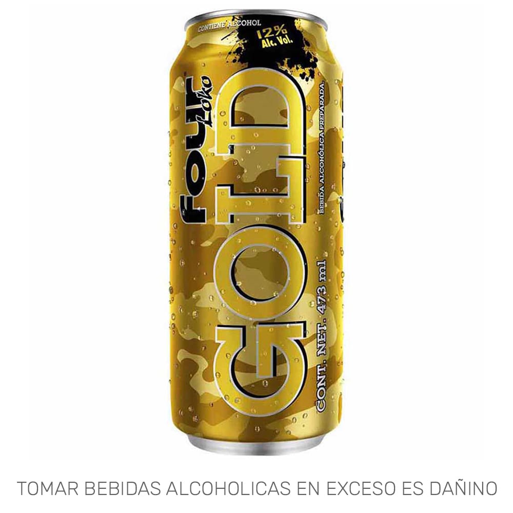 Ready To Drink (RTD) FOURLOKO Gold Lata 473ml