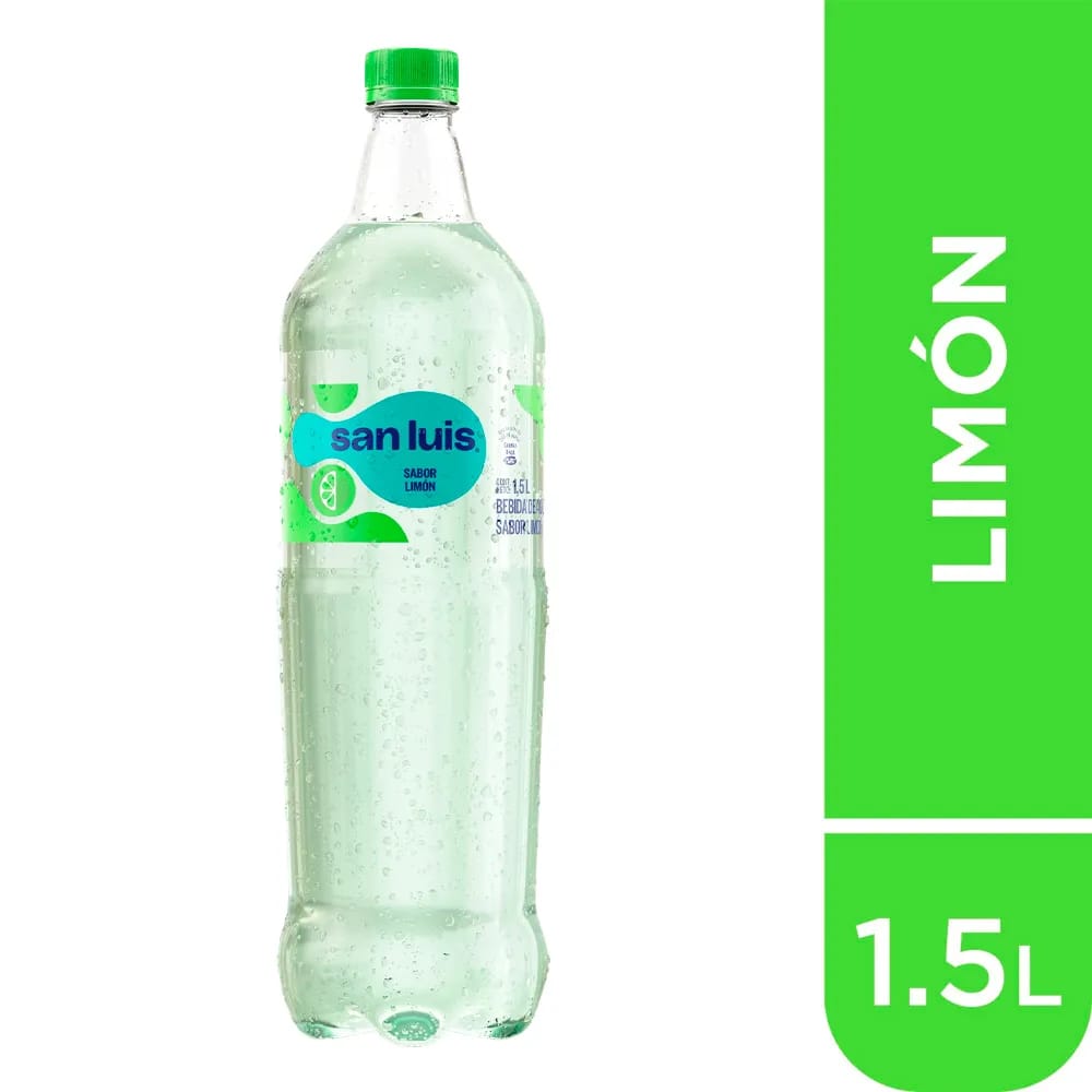 Agua sin Gas SAN LUIS Limón Botella 1.5L