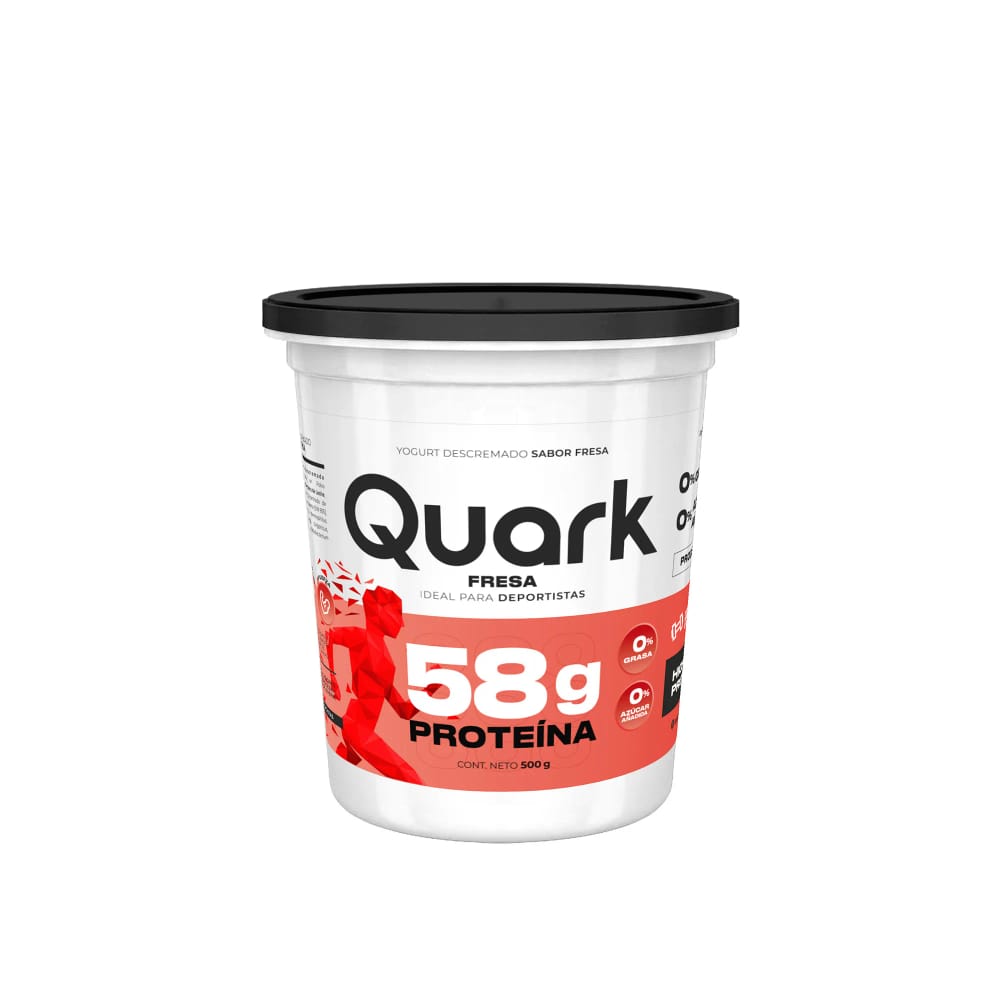 Yogurt Descremado QUARK Fresa Balde 500g